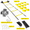 Speed Agility Training Kit with Ladder, 12 Cones & Stakes, 6m 2