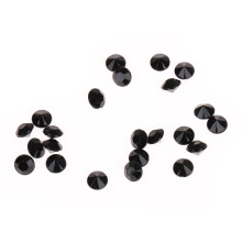 1000pcs 6mm Black Acrylic Wedding Confetti Gems for Party Decor