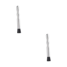 Cocktail Bar Accessories Set of 2 Cocktail Muddler and Mixer Tools for Crushed Ice, Durable Stainless Steel