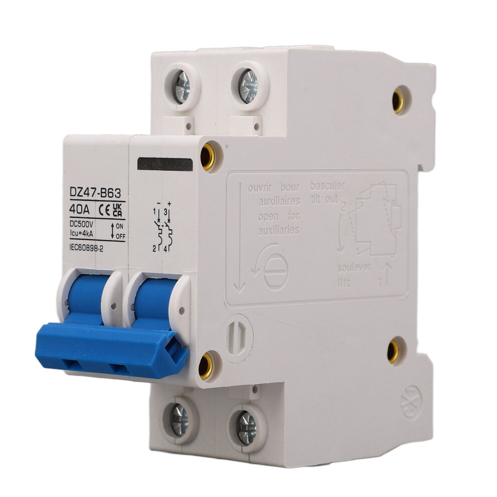 DC Miniature Circuit Breaker DIN Rail Mount Type B