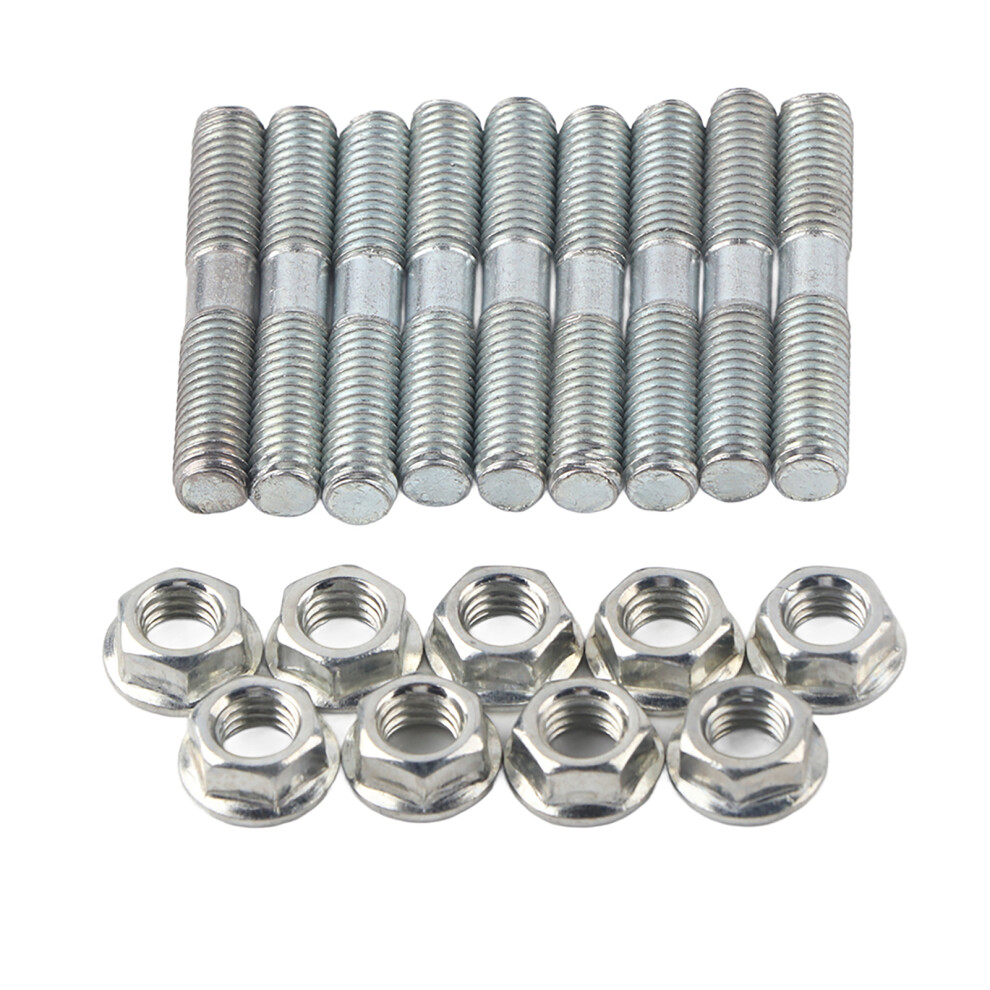 9Pcs Turbo Studs + Lock Nut Fit For S13 S14 S15 9387669416030