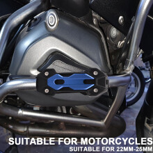 Motorcycle Engine Guard Bumper 22-25mm Wear & Crack Resistant