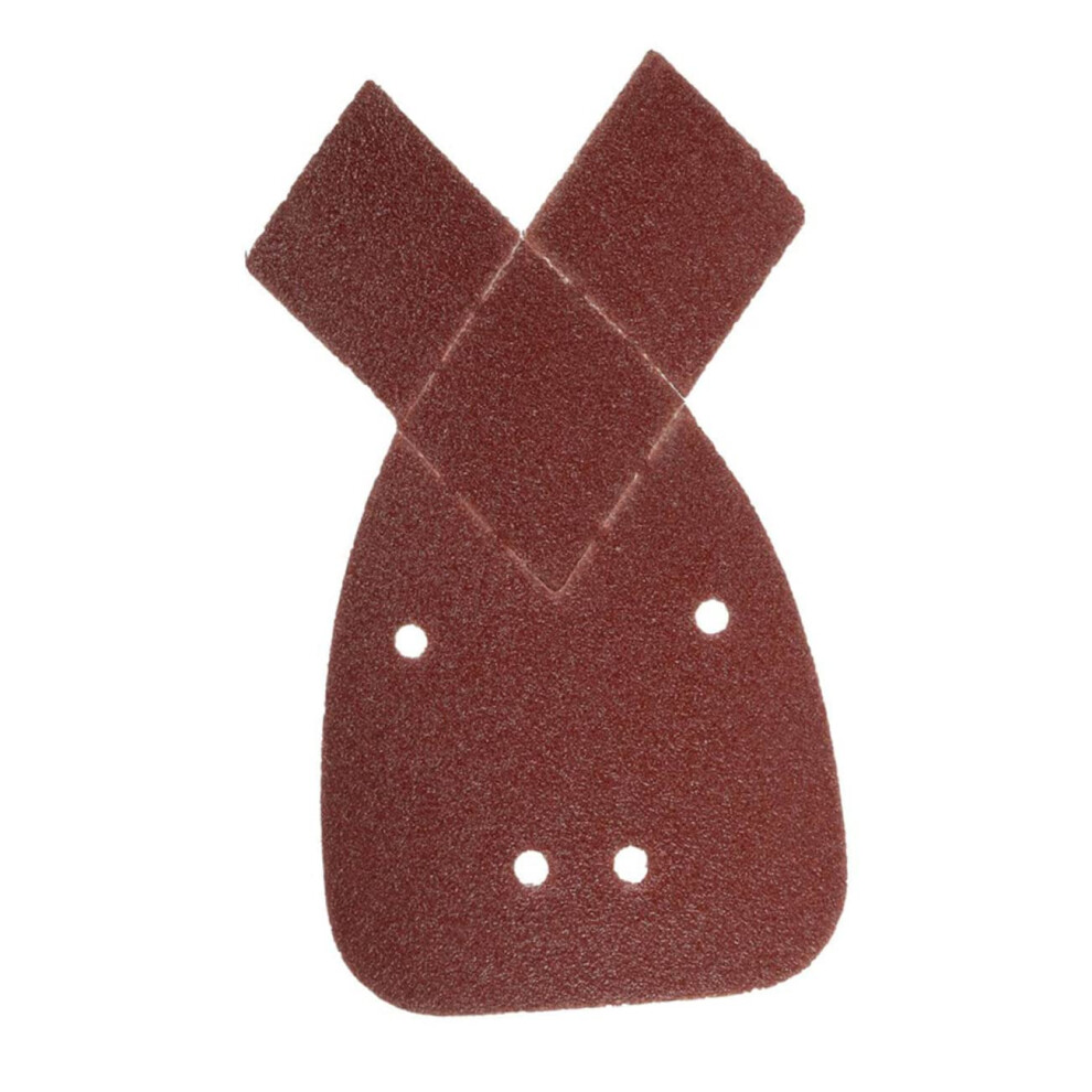 Sandpaper Triangular Sander Discs Pack Of 60 For Random Orbital Sanders, 120 Grit, Red Triangular Sanding Pads 6276012473239