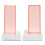 Automatischer Wattepadhalter pink PC Transparent 16