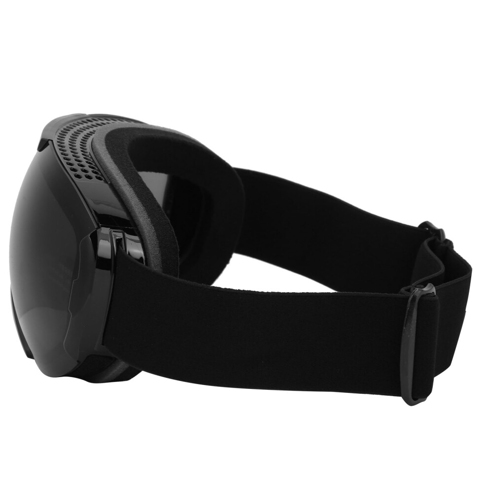 DoubleLayer Ski Snowboard Goggles UV Protection Black 19cm x 10cm