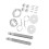Engine Hood Pin Plate Bonnet Lock Clip Kit Car 5