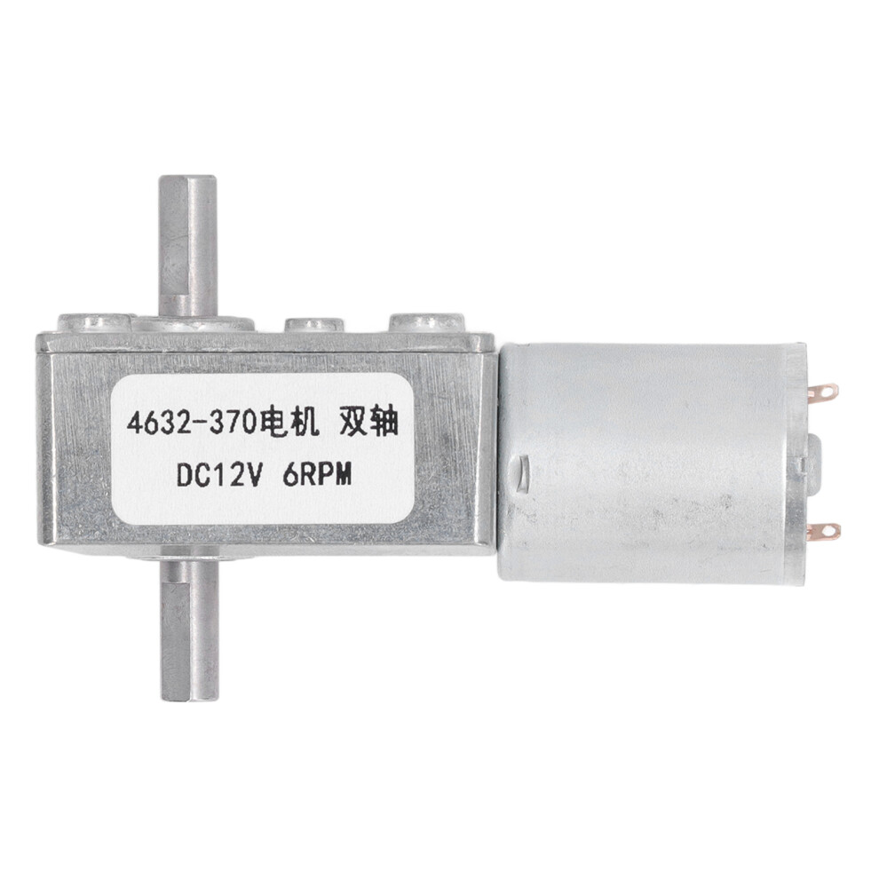 Turbo Worm Geared Motor 2 Shaft High Torsion Micro