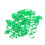100pcs 20mm Numbered Chicken Leg Bands Poultry Identification Tags Green 14
