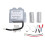2 Hole Car Heater 800W 12V Defroster Windshield Warmer Compact 3