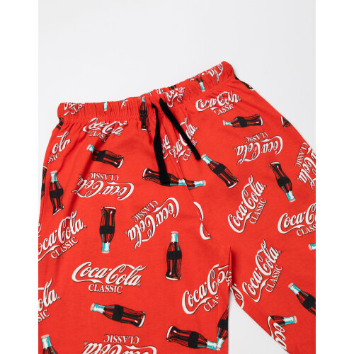Coca Cola (XX-Large) Coca Cola Lounge Pants (Mens Red) 2