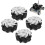 4pcs 100mm Durable Steel Mecanum Wheels Set Left 11