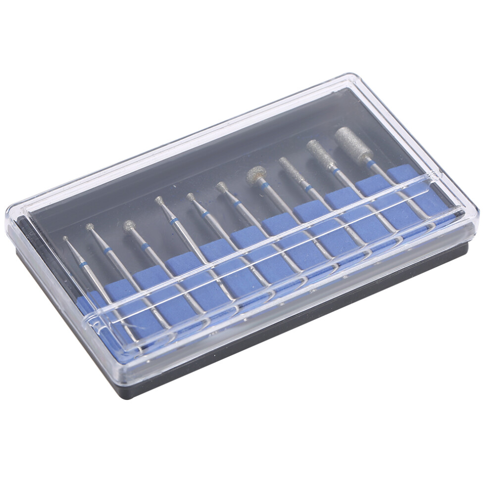 10pcs Tungsten Steel Nail Art Grinding Polishing Heads â Durable & Precise