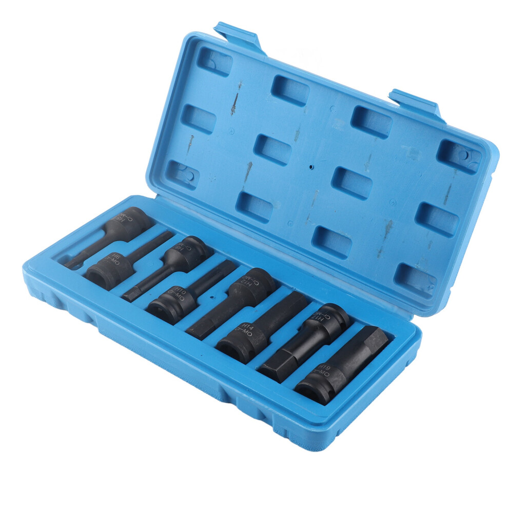 8Pcs 1/2" Inch Drive Air Allen Hex Key Bit Socket 9387669418409