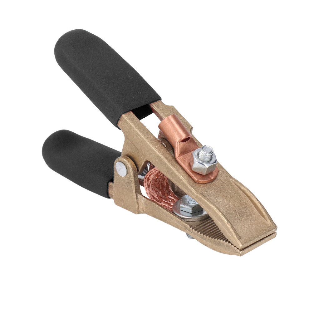 Welding Ground Clamp Brass 500A Anti Oxidation Black