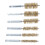 6PCS Bore Brush 4in Rust Proof Twisted Wire 9