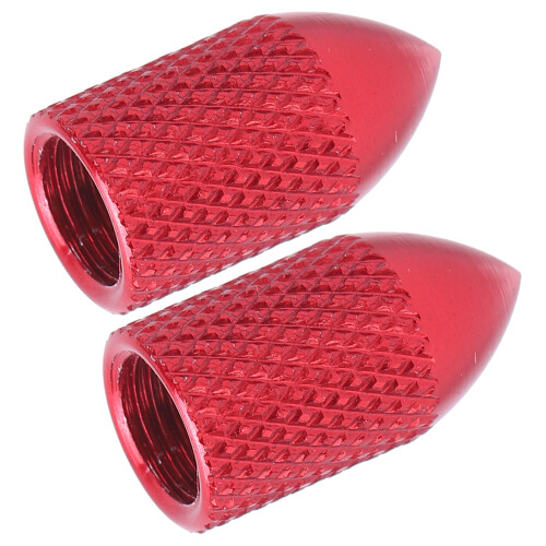 2pcs Schrader Valve Caps Aluminium Alloy Schrader 1