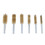 6PCS Bore Brush 4in Rust Proof Twisted Wire 8