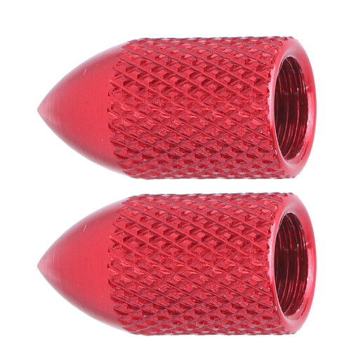 2pcs Schrader Valve Caps Aluminium Alloy Schrader 2
