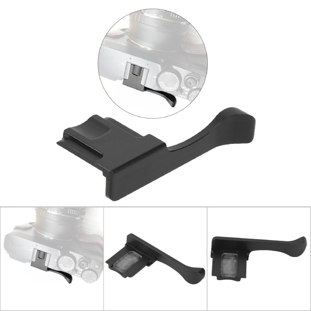 Durable Aluminum Thumb Grip For Fuji X Series Cameras - Black 3151341566179