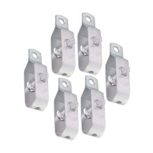 Wire Rope Tensioner Pack of 6 Cable Tensioning Clamps Silver Heavy Duty 3mm to 6mm Compatible Adjustable