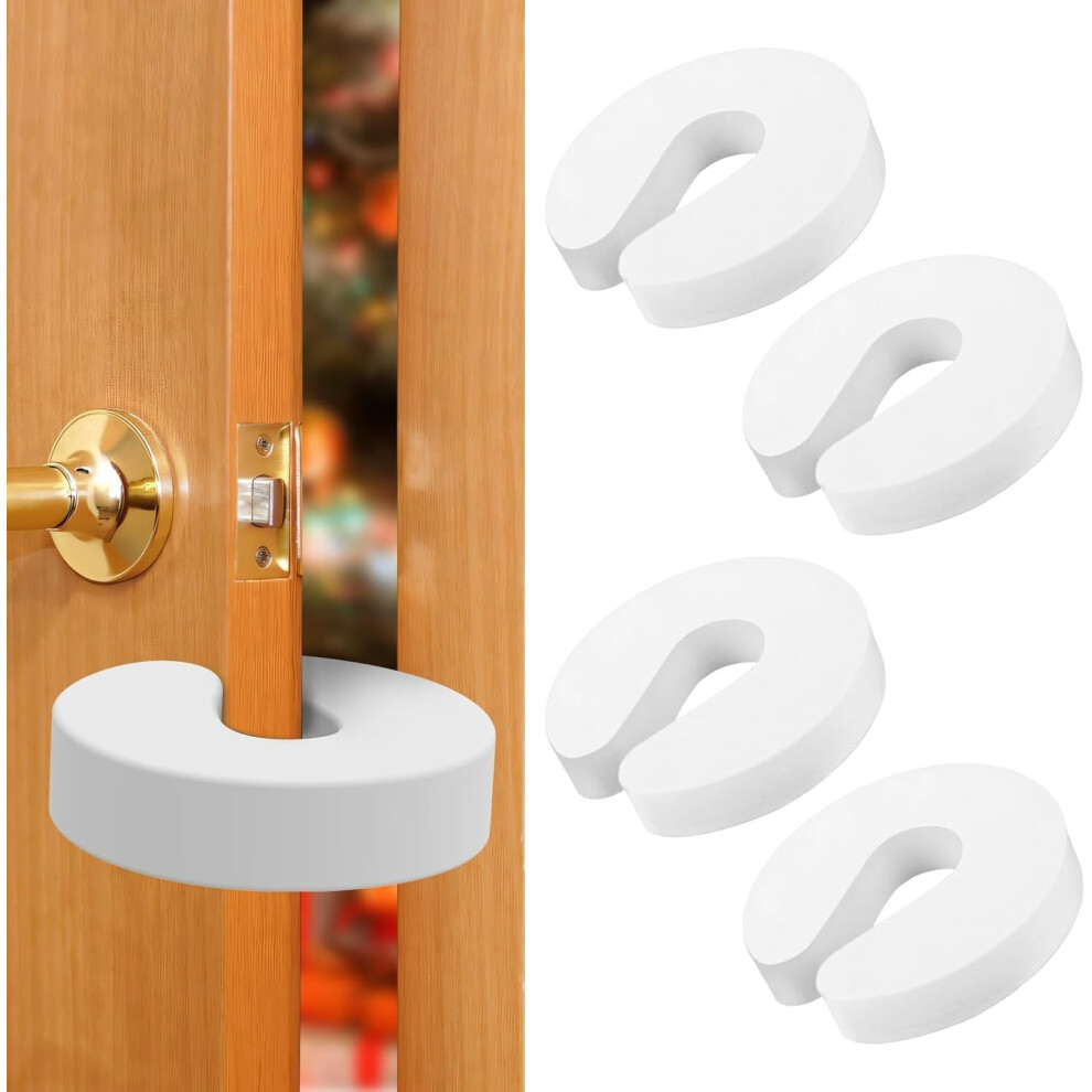 Foam Door Finger Guard 4 Pack, Child Safety Door Stop, Baby Finger Protection, Prevent Door Slamming Injuries