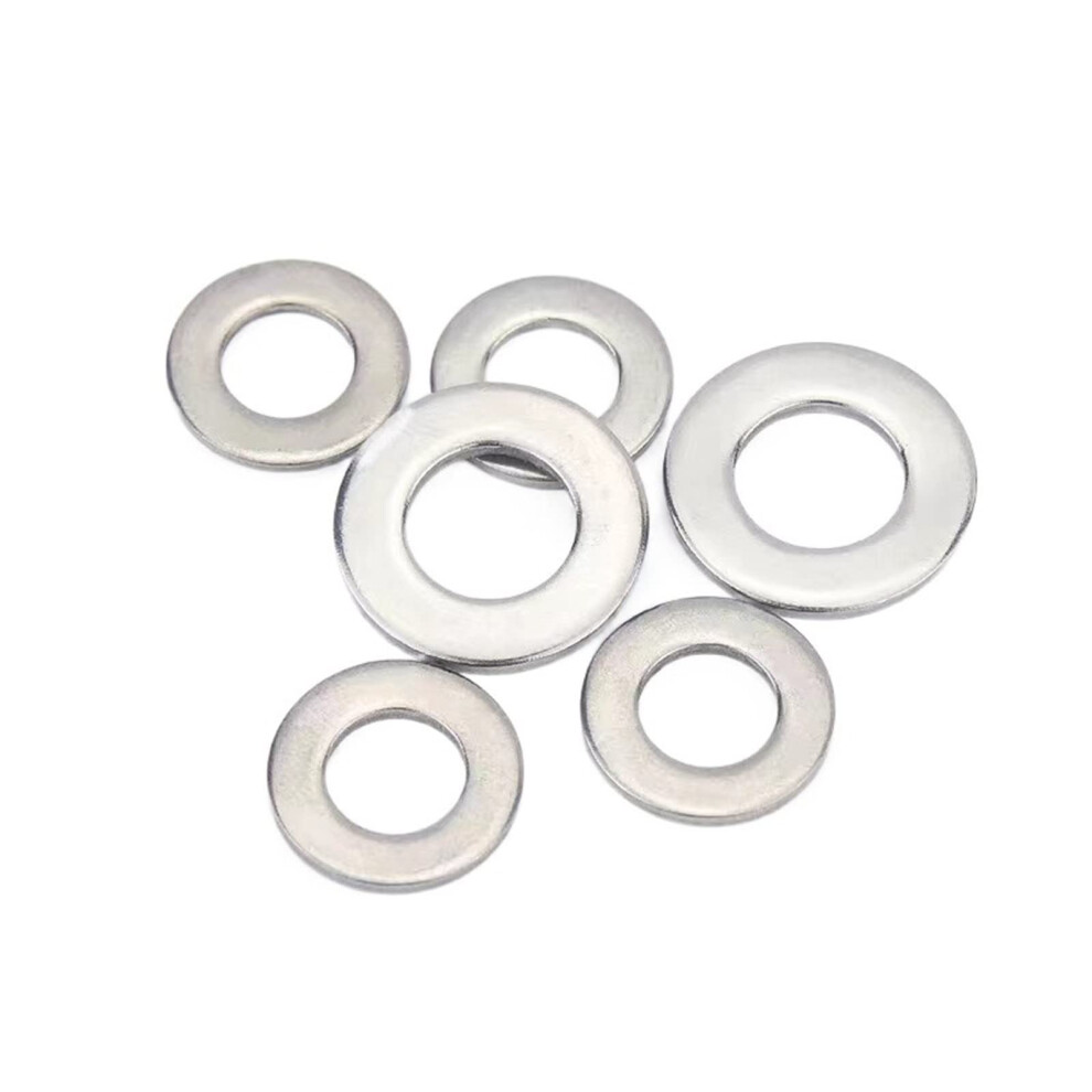 Stainless Steel Flat Washers M1.6 To M8, Corrosion Resistant, Din125 Specifications, 20Pcs M8 Size 6482260654614