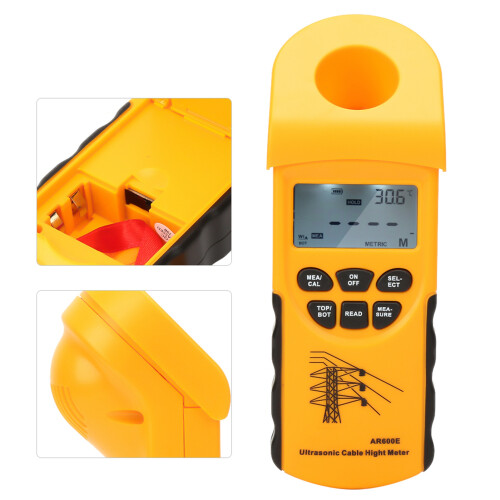 AR600E LCD Ultrasonic Cable Height Meter 6 Cables Measurement 2