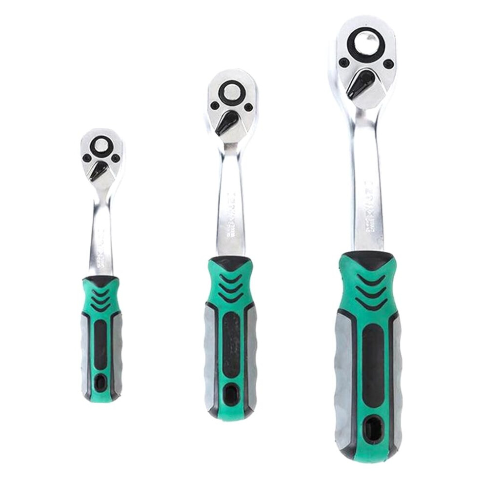 72-Tooth Ratchet Wrench Set 1/4 3/8 1/2 Adjustable Torque Antislip Tool For Auto Repair And Maintenance 6482260654539