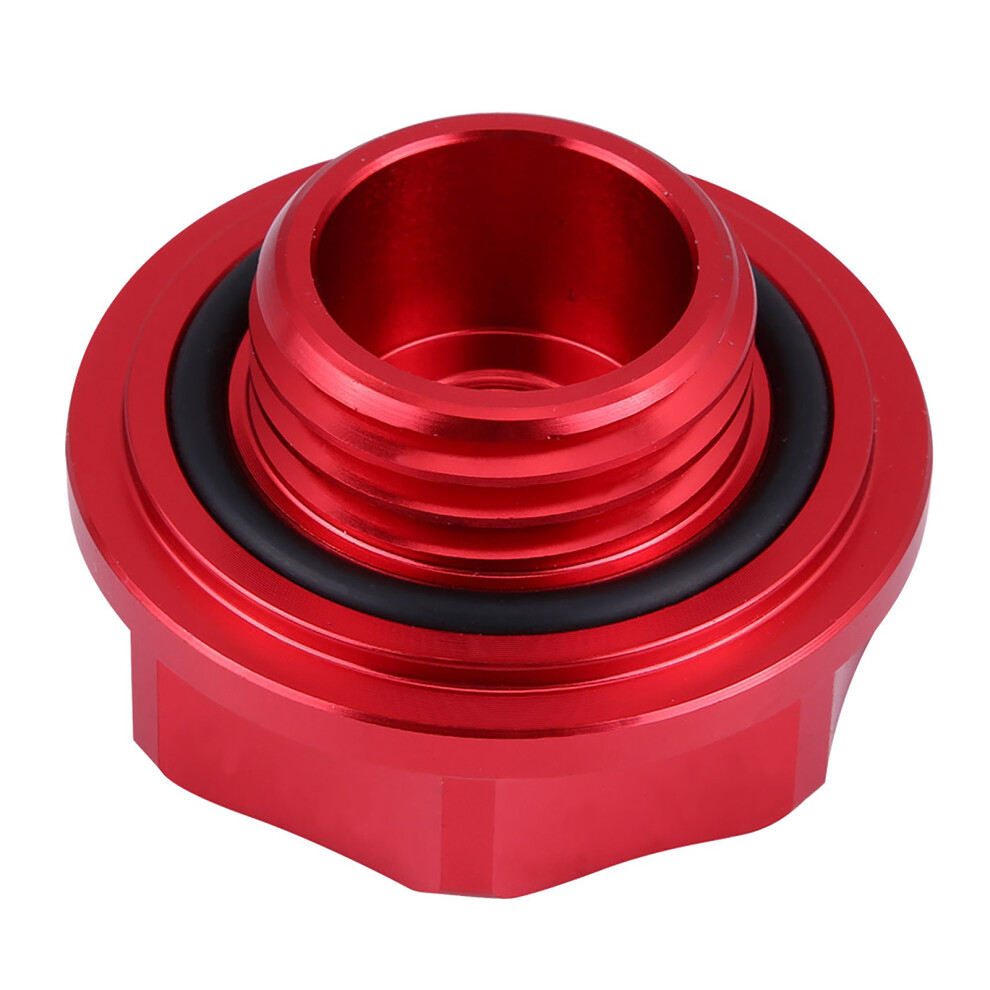 Aluminium Alloy Engine Fuel Tank Cap For Car Oil Filler Cover 5L Red 7601341567646