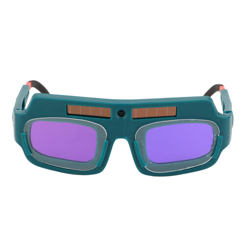 Solar Auto-Dunkelnde Schweißbrille Dunkelgrün 60 mAh 1