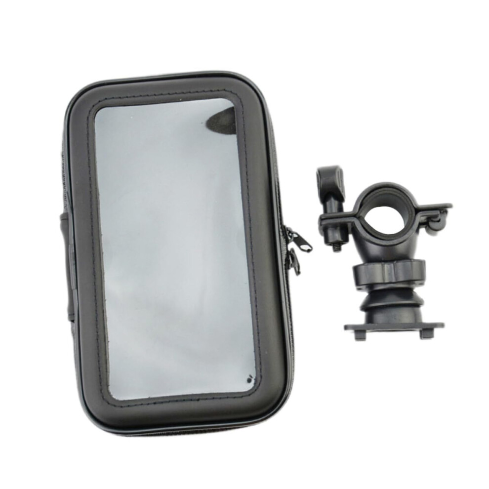 Waterproof Handlebar Phone Holder For Bicycles With Large Phone Bag For Smartphones, Easy Installation, Touchscreen Protection 6493810680984