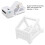 Lightweight White Barcode Printer Stand 200x130x135mm for Labeling Machines 6
