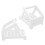 Lightweight White Barcode Printer Stand 200x130x135mm for Labeling Machines 8