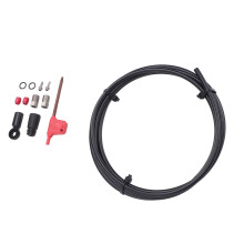 Hydraulic Disc Brake Hose Kit 6.6FT Rubber Metal fitting for Flat Mount