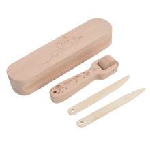 Beech Wood Tailor Clapper Set for Seam Flattening and Point Turning