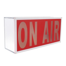 LED ON AIR Sign Light with 12 Colors, Remote, USB Powered, 30x14x9cm
