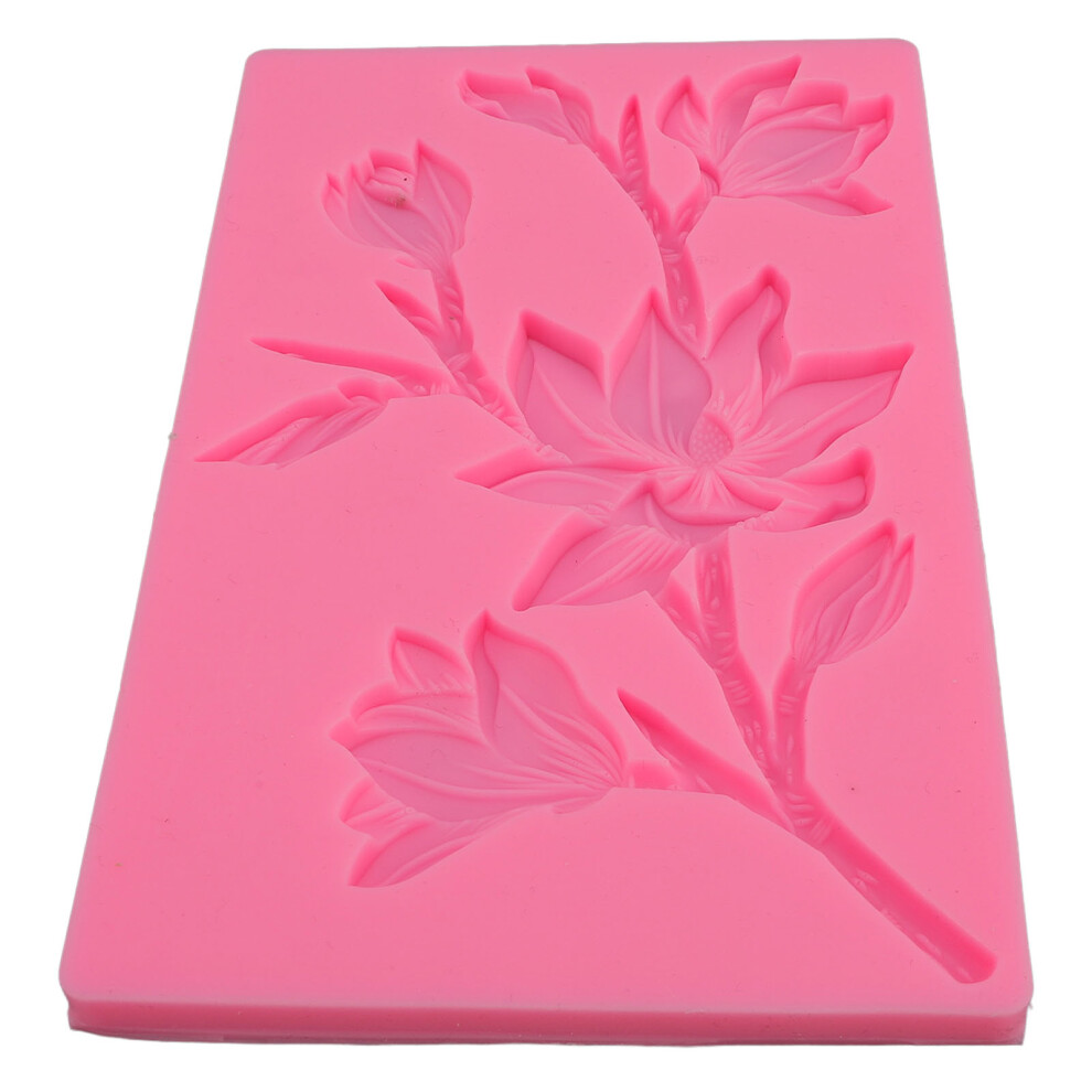 Flower Silicone Molding Tray For Resin Clay Cake Chocolate Diy Decorations 8791341576324