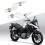 Motorcycle Windscreen Bracket Kit for DL650 2017‑2020 Aluminum Silver 12