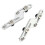 Motorcycle Windscreen Bracket Kit for DL650 2017‑2020 Aluminum Silver 14
