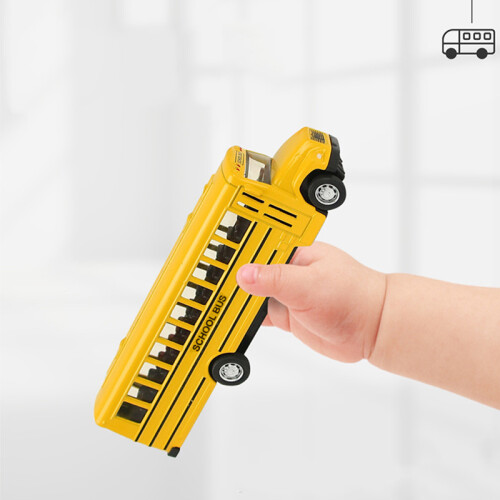 Pull Back Alloy School Bus Model Toy for Boys, 1148 Boxed