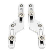 Motorcycle Windscreen Bracket Kit for DL650 2017‑2020 Aluminum Silver
