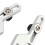 Motorcycle Windscreen Bracket Kit for DL650 2017‑2020 Aluminum Silver 10