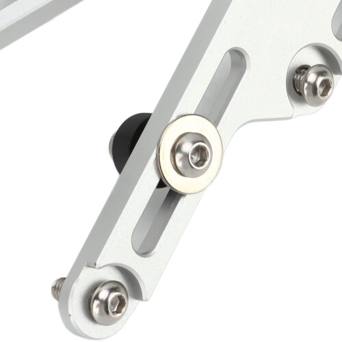 Motorcycle Windscreen Bracket Kit for DL650 2017‑2020 Aluminum Silver 2