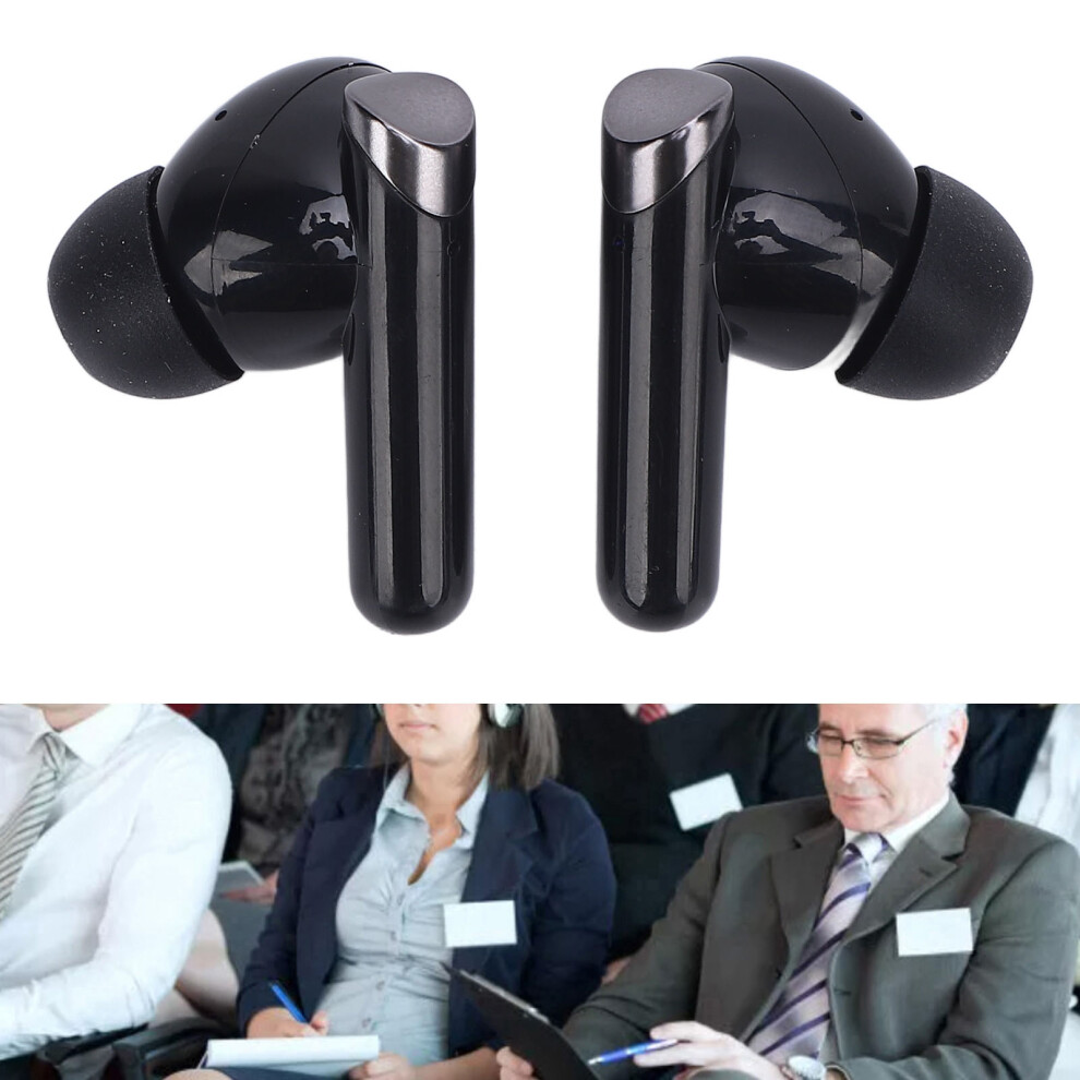 Bluetooth Translator Earbuds 144 Languages Touch Control Black 8731341578027