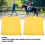 2PCS Equestrian Nylon Training Flags, Abrasion Resistant, Yellow 5