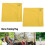 2PCS Equestrian Nylon Training Flags, Abrasion Resistant, Yellow 4
