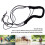Adjustable Horse Lunging Aid for Training Polyester Black 4