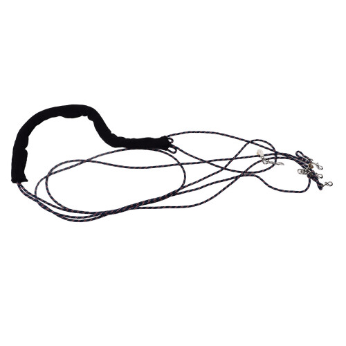 Adjustable Horse Lunging Aid for Training Polyester Black 1