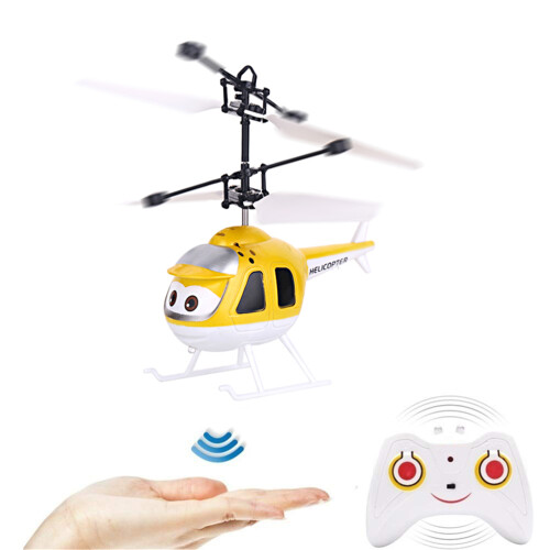Farbenfroher LED-RC-Hubschrauber 14,5x14,5 cm 8-10 min 1