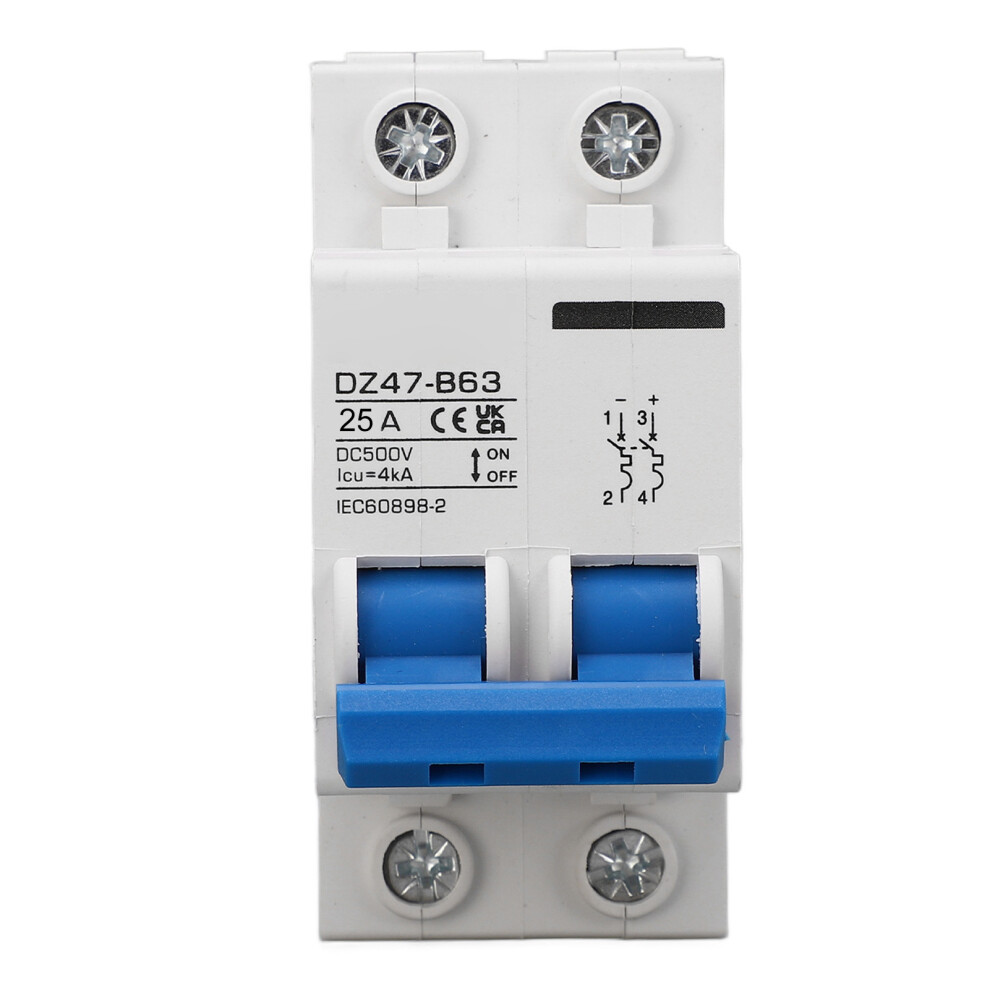 2P DC Miniature Circuit Breaker B Type 25A DIN
